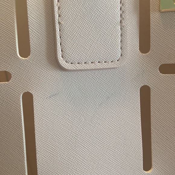 Vince Camuto blush pink large tote double handles cut out design - Picture 7 of 16